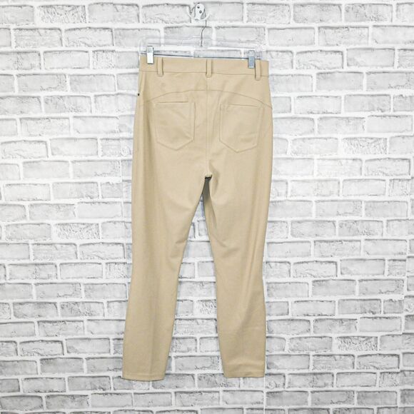 Lululemon Women's City Sleek Slim fit 5 Pocket High Rise Pants in beige sz 30 - Picture 7 of 12